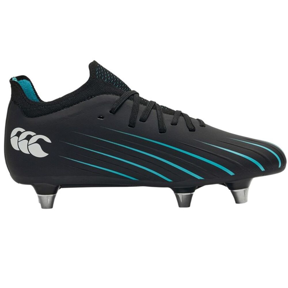 Canterbury Childrens/Kids Speed Falcon Pro 2.0 Soft Ground Rugby Boots / Black/G